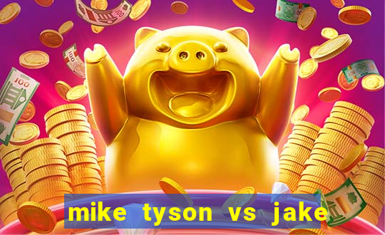 mike tyson vs jake paul assistir online